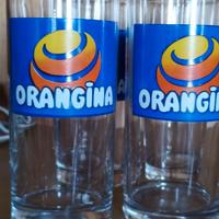 4 bicchieri Orangina come nuovi