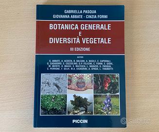 Botanica Generale e Diversità Vegetale 3° edizione