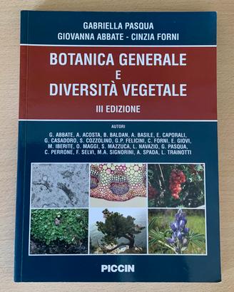 Botanica Generale e Diversità Vegetale 3° edizione