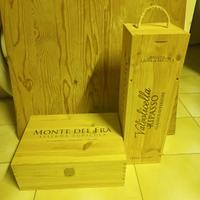 Cassette di legno vino per bricolage collezione mo