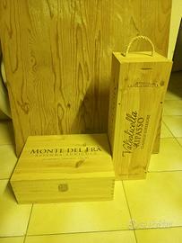 Cassette di legno vino per bricolage collezione mo