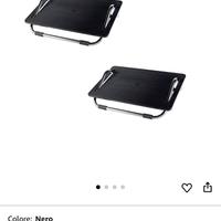 Poggiapiedi nero scrivania