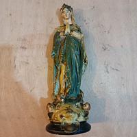 statua in gesso h33 cm d'epoca 