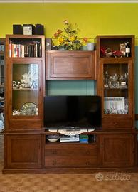 Mobile da salotto in stile antico  Legno massello