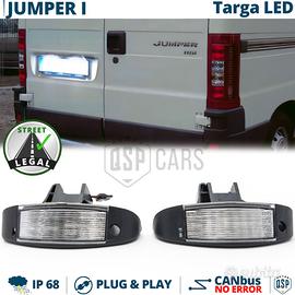 Luci TARGA LED PER Citroen Jumper 1 CANbus 6500K