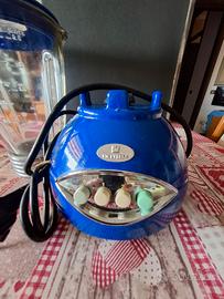 FRULLATORE blu con VASO in VETRO modello Viceversa