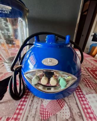 FRULLATORE blu con VASO in VETRO modello Viceversa
