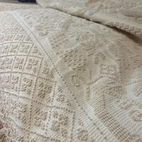 Copriletto matrimoniale sardo tessuto a mano