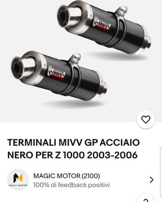 
TERMINALIMIVVGP ACCIAIO NERO KAWA Z 1000 20