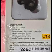 Hotriple C18 Cuffie Bluetooth