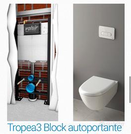 Valsir cassetta wc incasso per cartongesso o muri