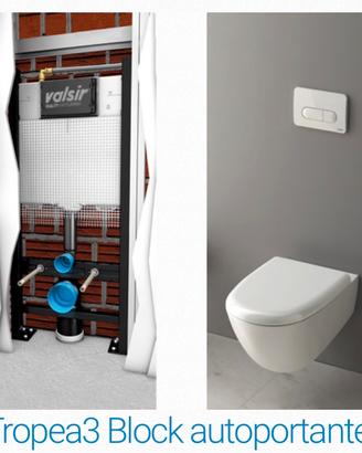 Valsir cassetta wc incasso per cartongesso o muri