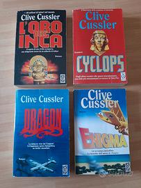 4 libri Clive Cussler 