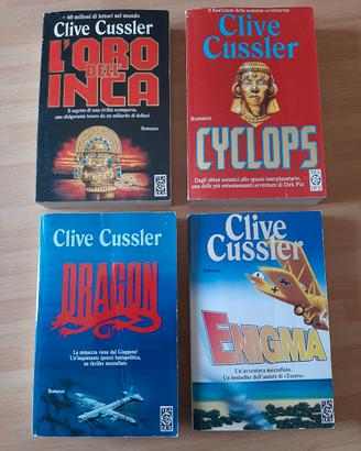 4 libri Clive Cussler 