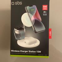 Sbs - wireless charger station 15w
