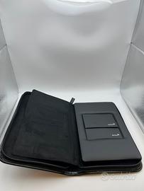 Astuccio Baraka in pelle nera