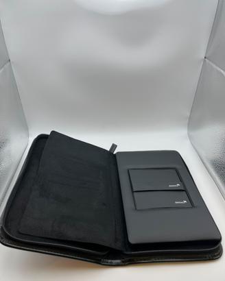 Astuccio Baraka in pelle nera