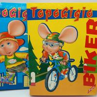 2 Quadernoni anelli TOPO GIGIO 1985 nuovi.31x23cm.