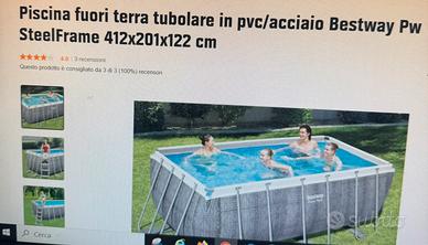 Piscina Bestway pw steelframe 412x201x122