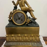 orologio tavolo parigina originale impero bronzo