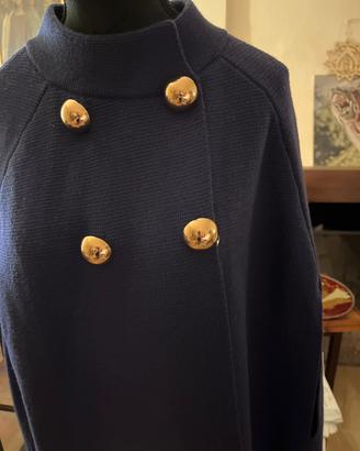 Mantella da donna blu Luisa Spagnoli