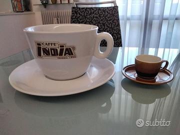 Maxi tazza pubblicitaria Caffè India Venezia 1956