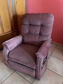 Poltrona reclinabile elettrica