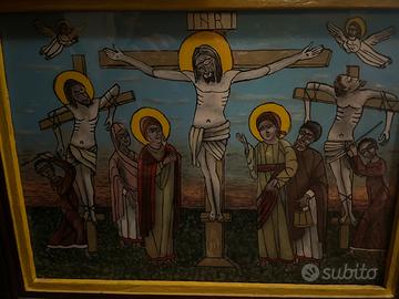 Icona dipinta su vetro