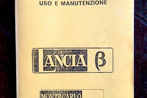 Lancia BETA MONTECARLO: Libretto manutenzione 