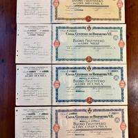 Buoni Fruttiferi - V.E 1922