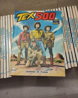 Tex Bonelli fumetti sequenza completa 401 - 500