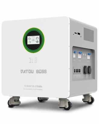 Batteria LiFePO4 48V 314Ah con inverter 6000W 48V