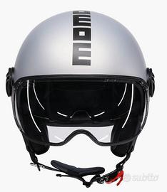 CASCO MOMO FGTR EVO E2206 GRIGIO CERULEO / NERO