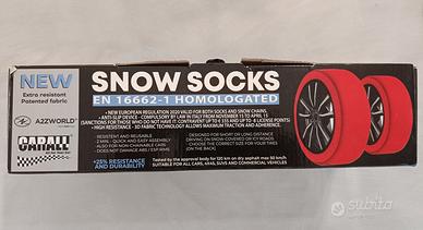 Carall Calze da Neve Rosse Omologate taglia L