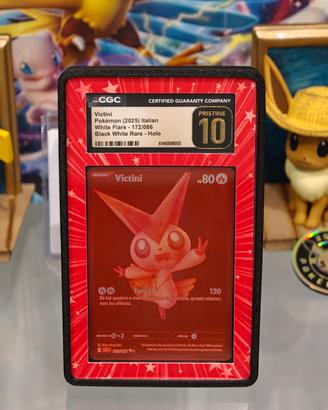 Victini CGC Pristine 10 White Flare 172/086 ITA
