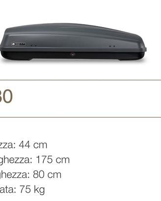 baule auto modello modula case system CIAO 430L