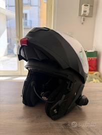 Casco moto + interfono sena