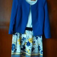 Completo elegante  + giacca blu cerimonia 