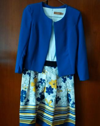 Completo elegante  + giacca blu cerimonia 