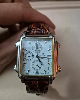 Festina Chronograph Alarm Rettangolare – Anni '90