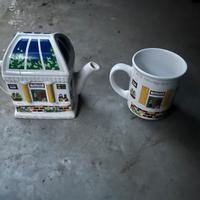 Set tazza e teiera Wade England 3