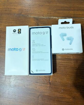 Moto g17 e moto buds