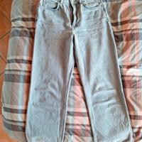 jeans Weekday 29x30 grigi vita altissima 