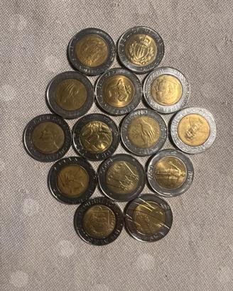Monete Vecchie Lire Italiane - 53 Pezzi