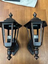 Coppia applique Moretti Luce  nero-rame NUOVE