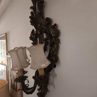 Antiquariato applique e letto fine 800