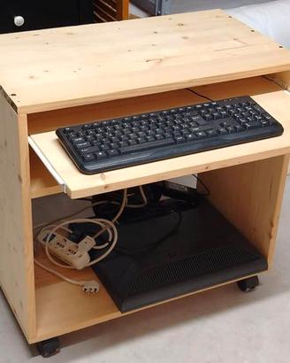 Mobile porta-pc con ruote
