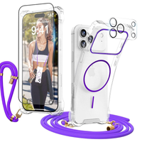 Custodia per iphone 17 pro max + 2 pellicole 2 vet
