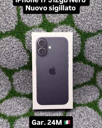 IPhone 17 512gb Nero - Nuovo Sigillato Gar. 24M