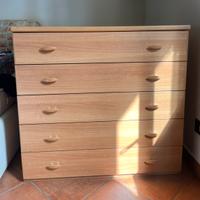 Como’ con 5 cassetti come nuovo